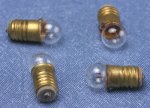 (image for) 3v Round Screw Base Bulbs 4pc