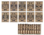 Stoker, Bram (Red Foil) Books, 10pc (image for) Stoker, Bram (Red Foil) Books, 10pc
