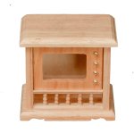 (image for) Console Television Set - Oak