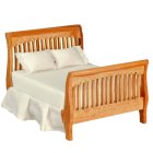 (image for) Slat Double Bed - Oak