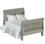 (image for) Slat Double Bed - Gray