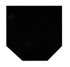 (image for) Pitch Black Hexagon Shingles - 1 Sq Ft