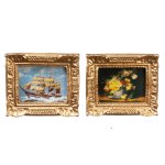 (image for) Framed Painting Set 2pc