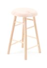 (image for) Round Bar Stool - Unfinished