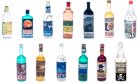 (image for) Liquor Bottles Assorted 6pc