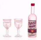 (image for) Rose Wine w/ 2 Goblets