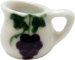 (image for) Grape Bunch Ceramic Pitcher