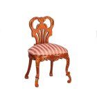 (image for) 1860 Belter Side Chair - Walnut - Stripe