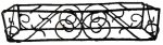 (image for) Wrought Iron Scroll Window Box