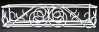 (image for) White Wrought Iron Scroll Window Box