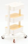 (image for) Mini Mobile Cart, White, Kit