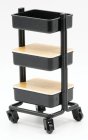 (image for) Mini Mobile Cart, Black, Kit