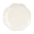 (image for) Fancy Ceramic Plate 1in - White