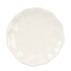 (image for) Scalloped Ceramic Plate 1in - White