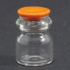 (image for) Glass Jar w/ Brown Lid