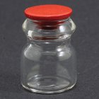 (image for) Glass Jar w/ Red Lid