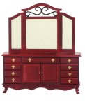 (image for) Mahogany Dresser w/ Mirror