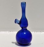 (image for) Blue Glass Smoking Pipe