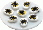 (image for) Spider Deviled Eggs on Plate