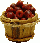 (image for) Bushel Basket of Red Delicious Apples