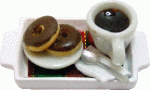 (image for) Donuts & Coffee on Small Tray