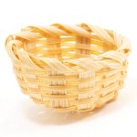 (image for) Small Round Woven Waste Basket