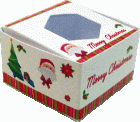 (image for) Christmas Cake Box w/ Window