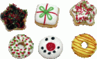 (image for) Christmas Decorated Donuts & Pastries 6pc