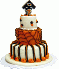 (image for) Happy Halloween 3 Tier Cake Spider's Hallow