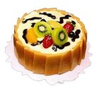 (image for) Fruit Topped Butter Cream Cake