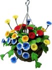 (image for) Assorted Flowers in Hanging Basket