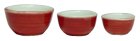 (image for) Rose Ceramic Bowl Set 3pc