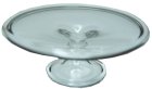 (image for) Clear Glass Cake Plate