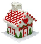 (image for) Gingerbread House w/ Heart