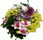 (image for) Colorful Floral Wreath