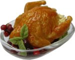 (image for) Roast Turkey in Glass Pan