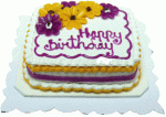 (image for) Happy Birthday Sheet Cake