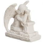 (image for) Praying Angel Garden Statue - White