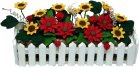 (image for) Summer Flowers in Picket Fence Planter