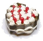 (image for) Heart Cake w/ Strawberry & White Cream