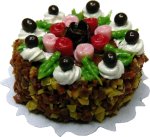 (image for) Floral Trim Cake with Toppings