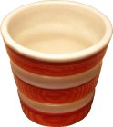 (image for) Red & White Striped Pot