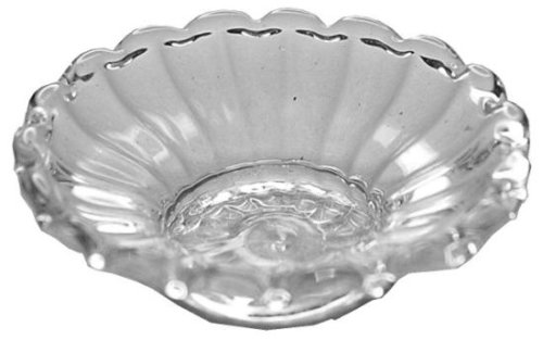 (image for) Glass Flared Ribbed Platter