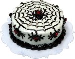 (image for) Black Widow Spider Cake