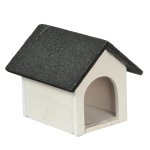 (image for) Small Outdoor Doghouse w/ Black Roof