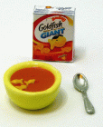 (image for) Tomato Soup, Crackers and Spoon