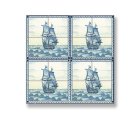 (image for) Small Tall Ship Nautical Pictures Mosaic Tile Sheet