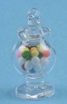 (image for) Footed Glass Apothecary Candy Jar