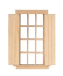 (image for) 6 Over 6 Single Window w/ Shutters