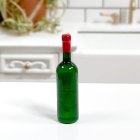 (image for) Green Wine Bottle w/ Red Lid Unlabeled